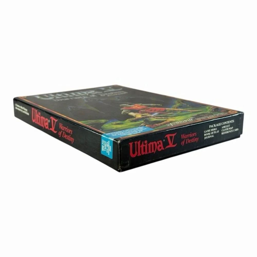 1988‎ Vintage Origin ULTIMA V Warriors of Destiny IBM PC Complete w/ MAP Amulet